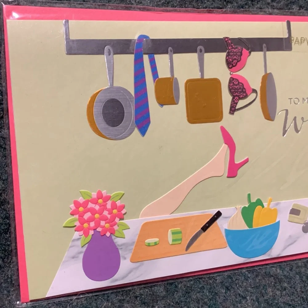 New Papyrus to Wife Mother’s Day Card- Let’s cook up a Mother’s Day 💐